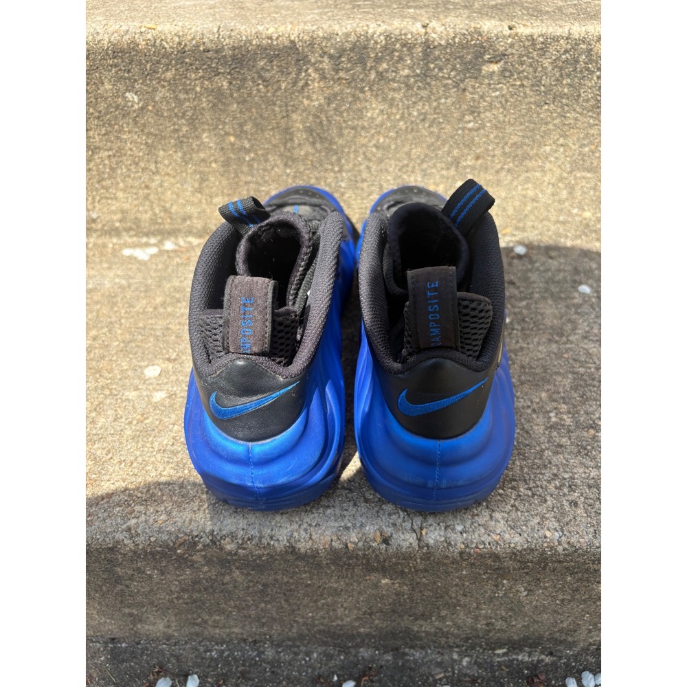 Nike Air Foamposite Pro Hyper Cobalt Blue Black Sneakers 624041-403 Mens - Picture 4 of 6
